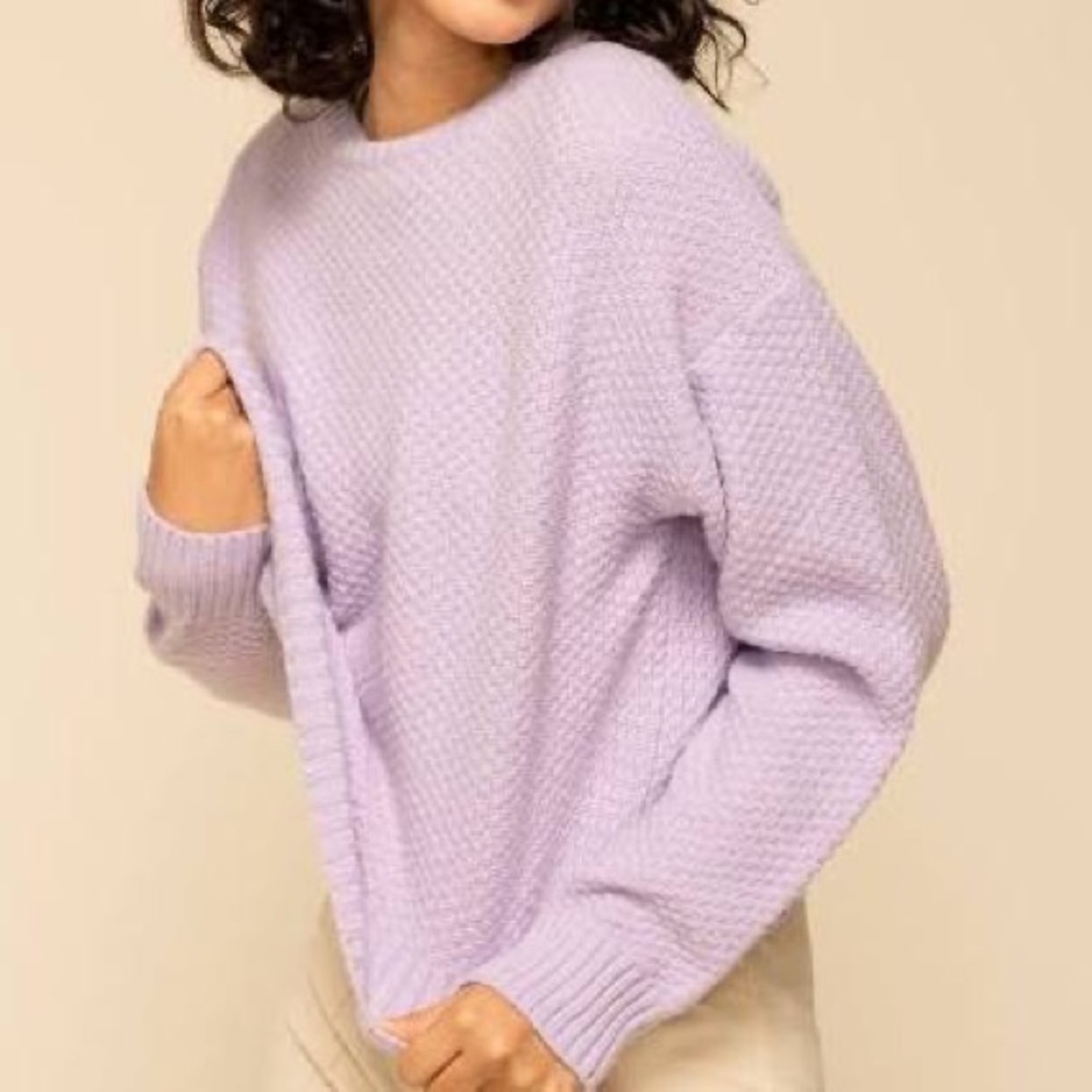 𝅺bubble textured sweater